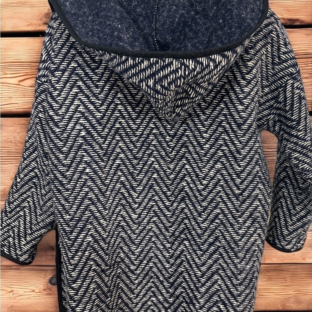 Madewell Chevron Wool Blend Open Jacket – Size M/L - Picture 4 of 4
